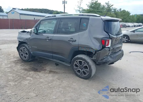 2016 Jeep Renegade Limited from USA, damaged, VIN ZACCJBDT4GPC86515